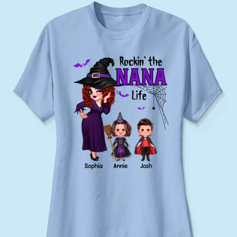 Pretty Woman Halloween Rockin‘ The Grandma Mom Life Personalized Shirt