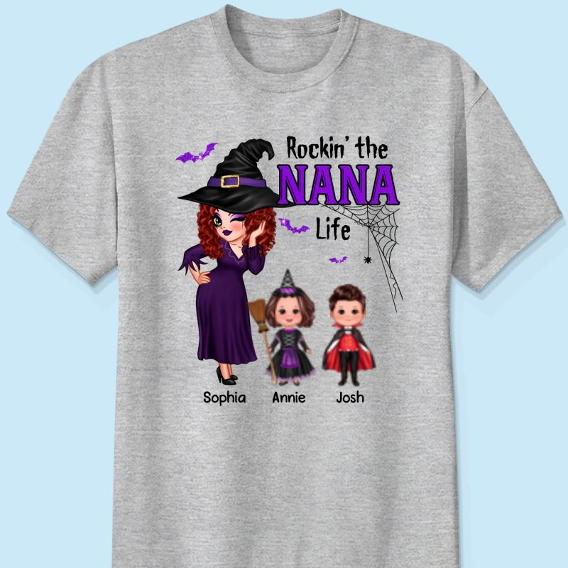 Pretty Woman Halloween Rockin‘ The Grandma Mom Life Personalized Shirt