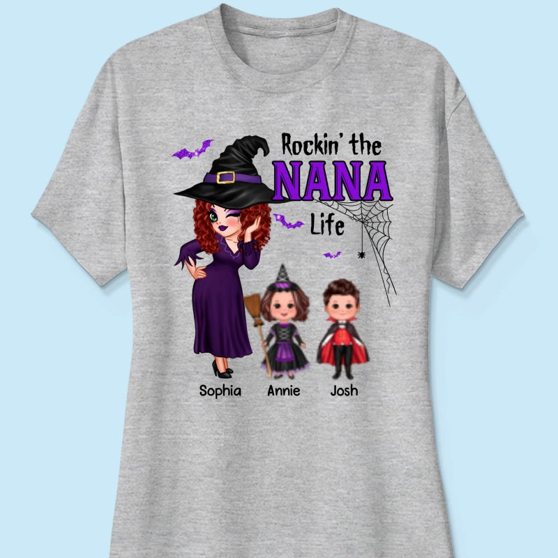 Pretty Woman Halloween Rockin‘ The Grandma Mom Life Personalized Shirt