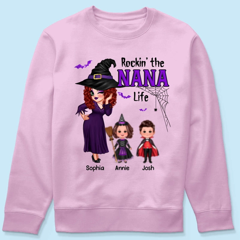 Pretty Woman Halloween Rockin‘ The Grandma Mom Life Personalized Shirt