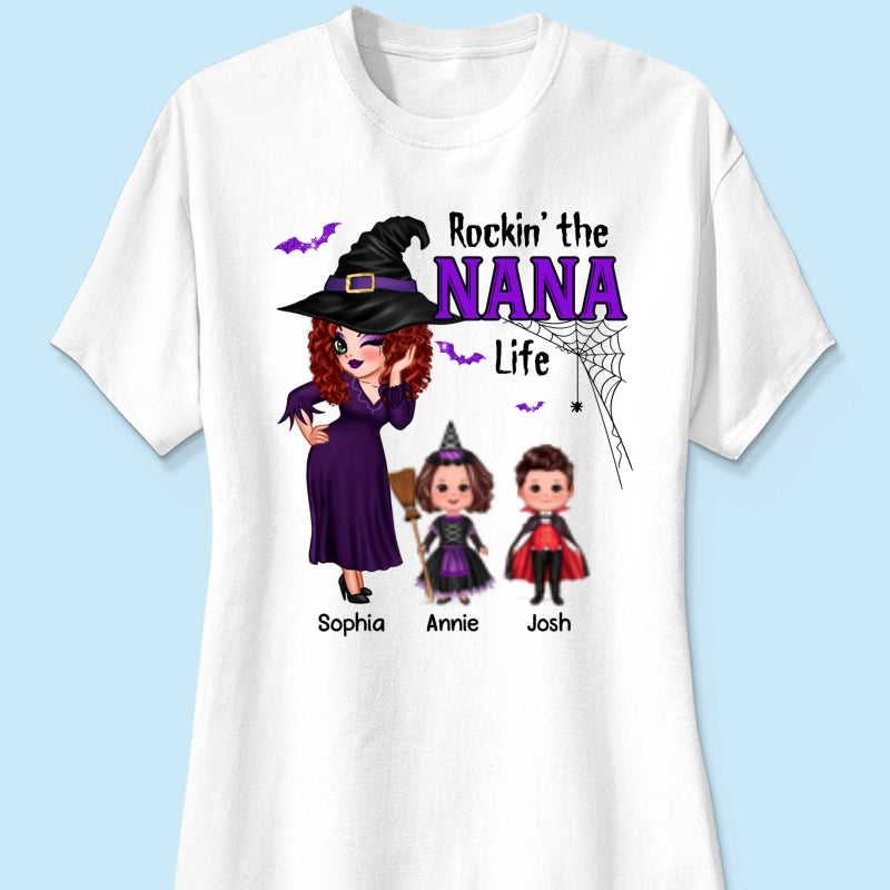 Pretty Woman Halloween Rockin‘ The Grandma Mom Life Personalized Shirt