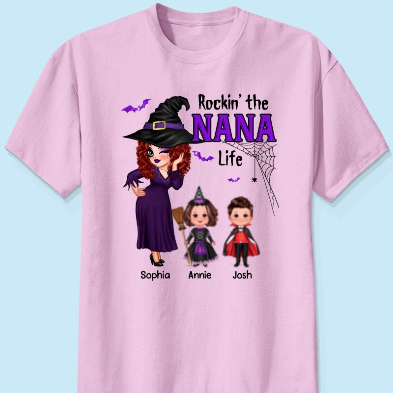 Pretty Woman Halloween Rockin‘ The Grandma Mom Life Personalized Shirt