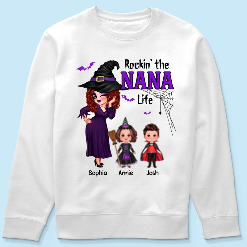Pretty Woman Halloween Rockin‘ The Grandma Mom Life Personalized Shirt