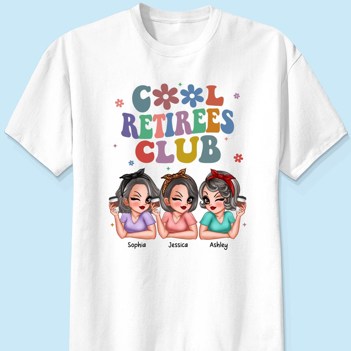 Cool Retirees Club Personalized Shirt