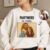 No One Will Ever be as Entertained By Us As Us Funny Caricature Photo Personalized Matching Sweatshirt, Gift for Best Friends