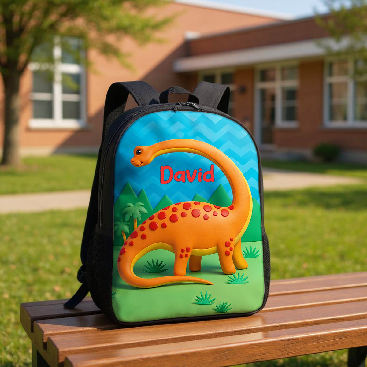 Preppy Back to School Personalized Backpack, Dinosaur Mermaid Sports Unicorn Theme, Available in 6 Designs