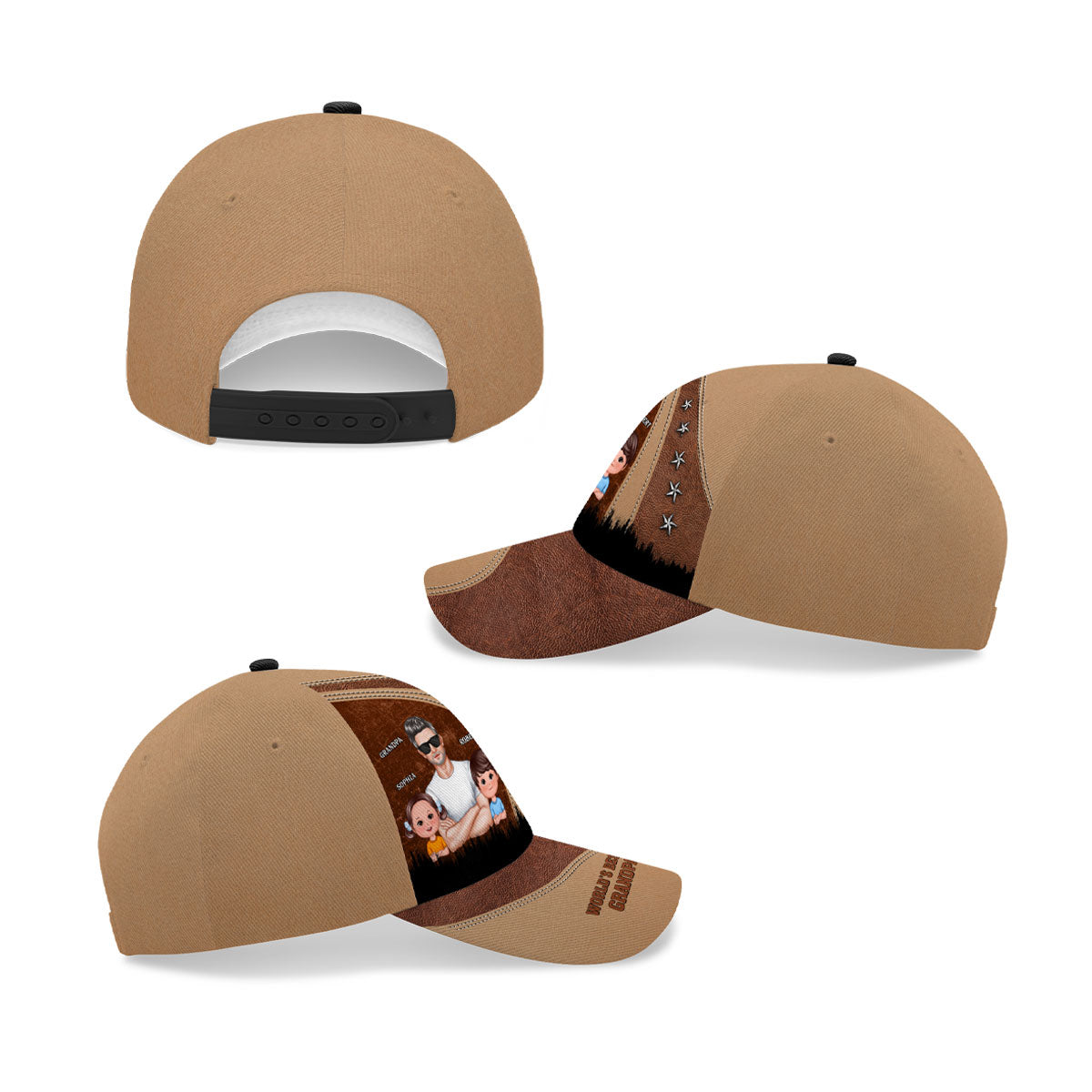 I'm Not Retired I'm A Professional Grandpa Personalized Classic Cap, Retirement Gift For Grandpa