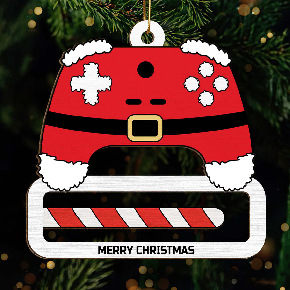 Unique Gift For Gamer Christmas Personalized Wooden Money Holder Ornament