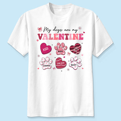 My Dogs Cats Are My  Coquette Paw  Gift For Pet Lover Personalized Shirt