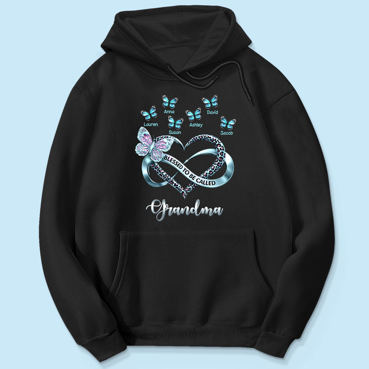 Blessed To Be Called Grandma - Personalized Shirt - Heartfelt Mother's Day Gift for Grandma
