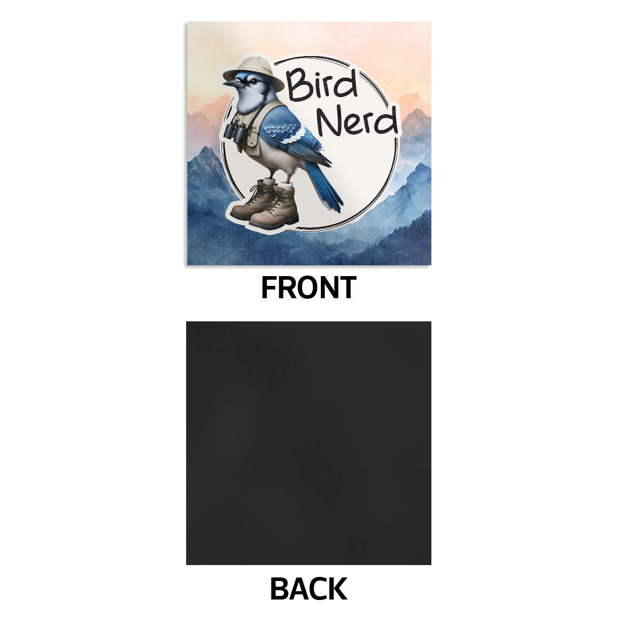 Bird Nerd Funny Bird Watcher Twitcher Gift for Bird Lover Personalized Car Magnet