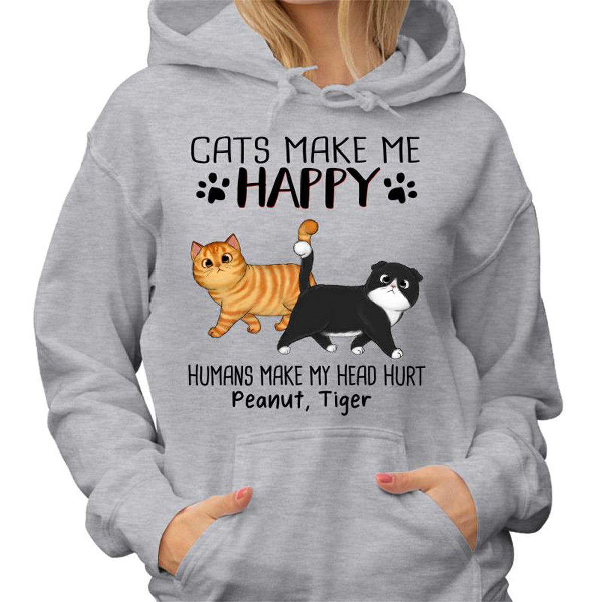 Walking Fluffy Cats Gift For Cat Lovers Personalized Shirt