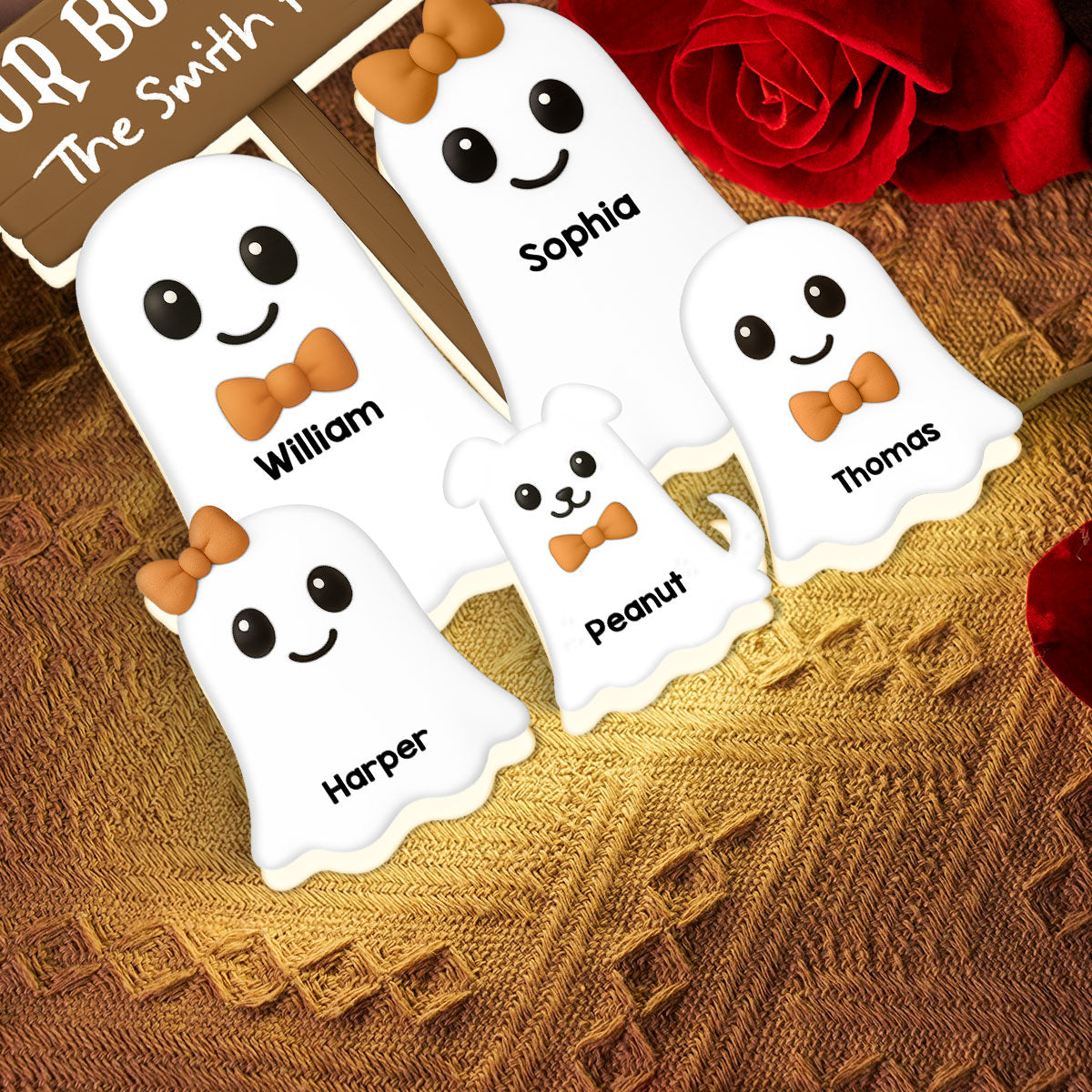 Halloween Boo Family - Personalized Light Box