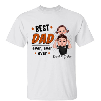 Doll Dad And Kid Piggyback This Dad Belongs To Doll Kids Personalized Shirt