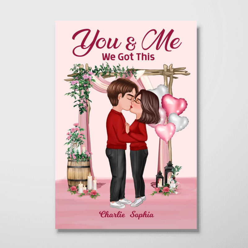 Couple Together Personalized Poster - Valentine‘s Day Gift For Him, For Her