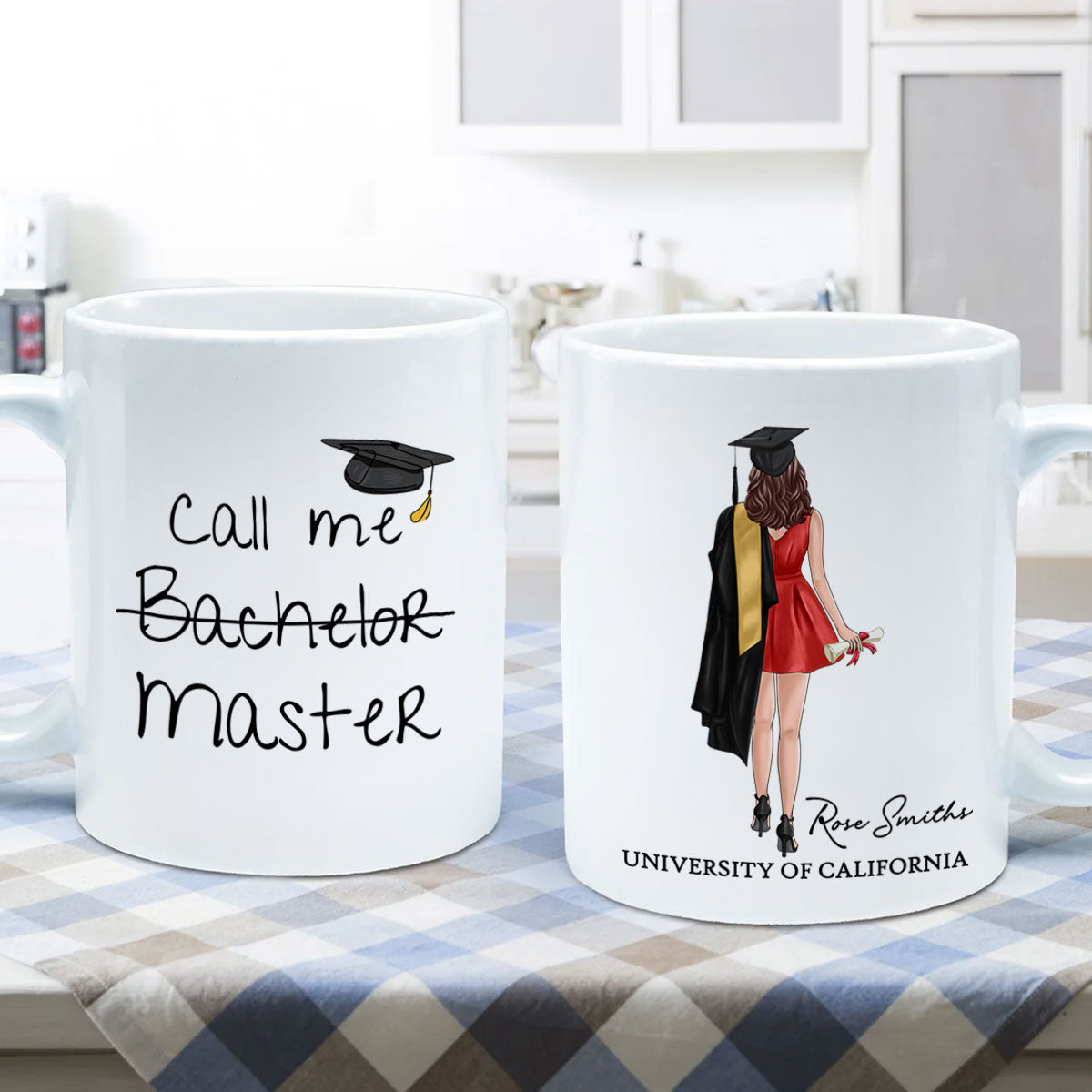 Call Me Master Bachelor Graduation Gift Personalized Mug