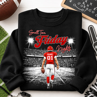Small Town Friday Night Lights - Personalized Shirt - Game Day Season