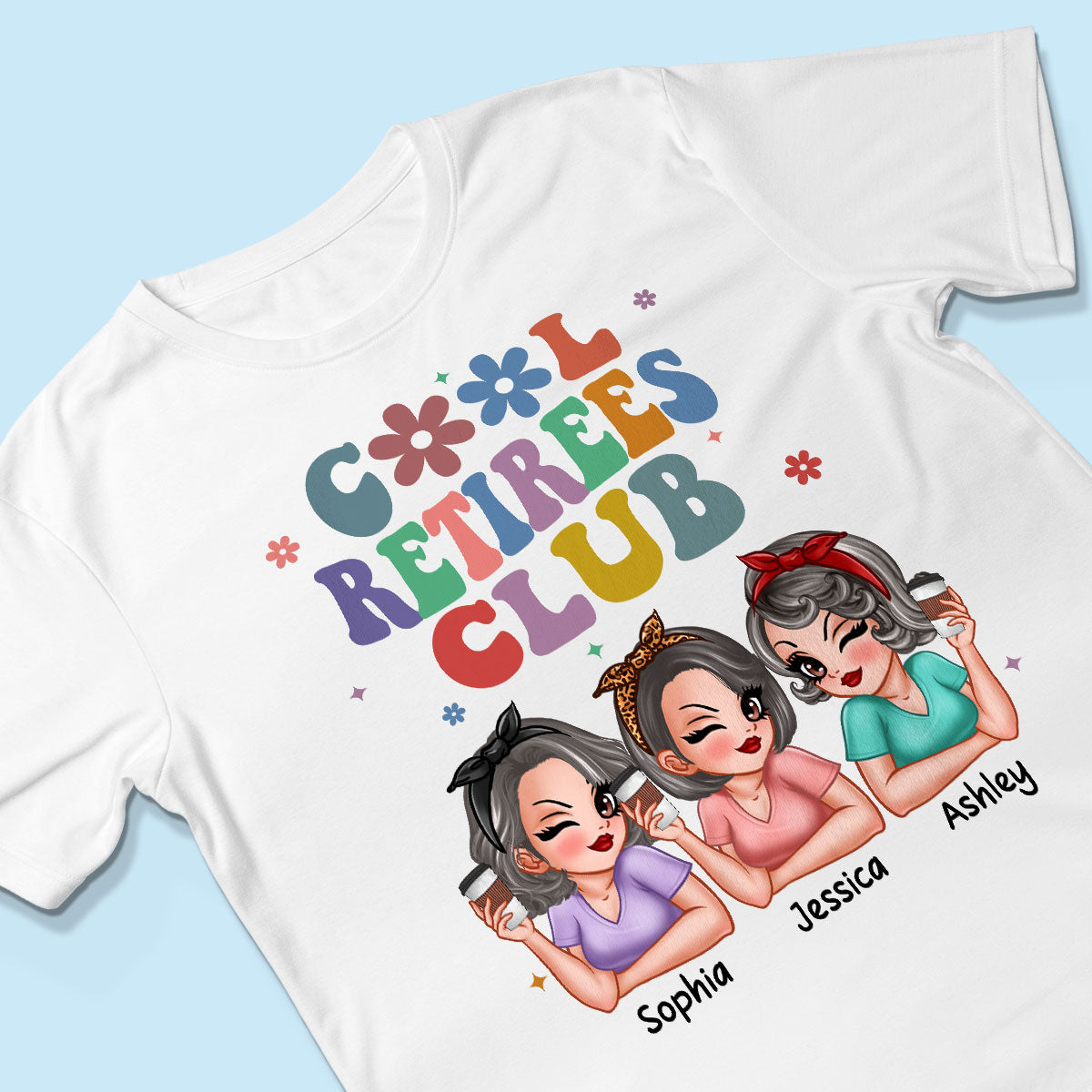 Cool Retirees Club Personalized Shirt