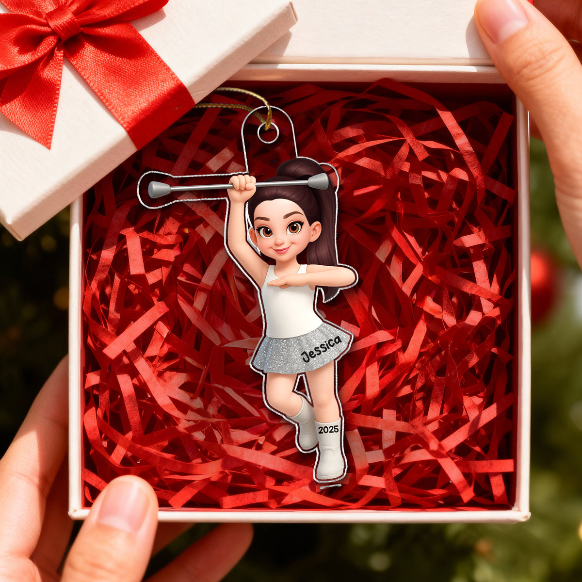 3D Effect Marching Band - Personalized Acrylic Car Hanger - Gift For Granddaughter, Grandson, Daughter, Son, Teen, Kid