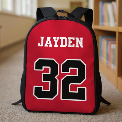Basketball Jersey - Personalized Backpack - Back To School Gift