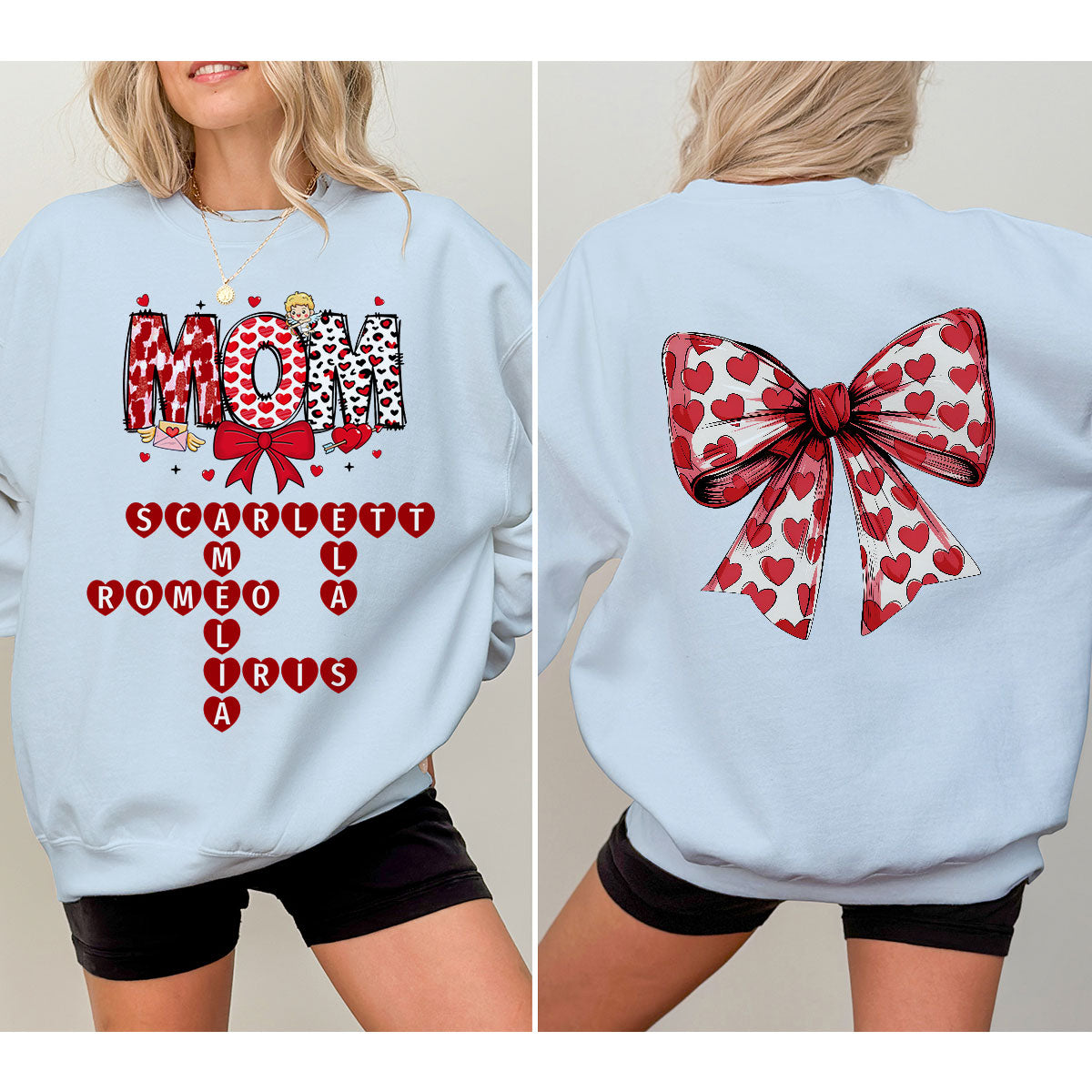 Grandma Nana Mimi  Gift Personalized Double Sided Sweatshirt