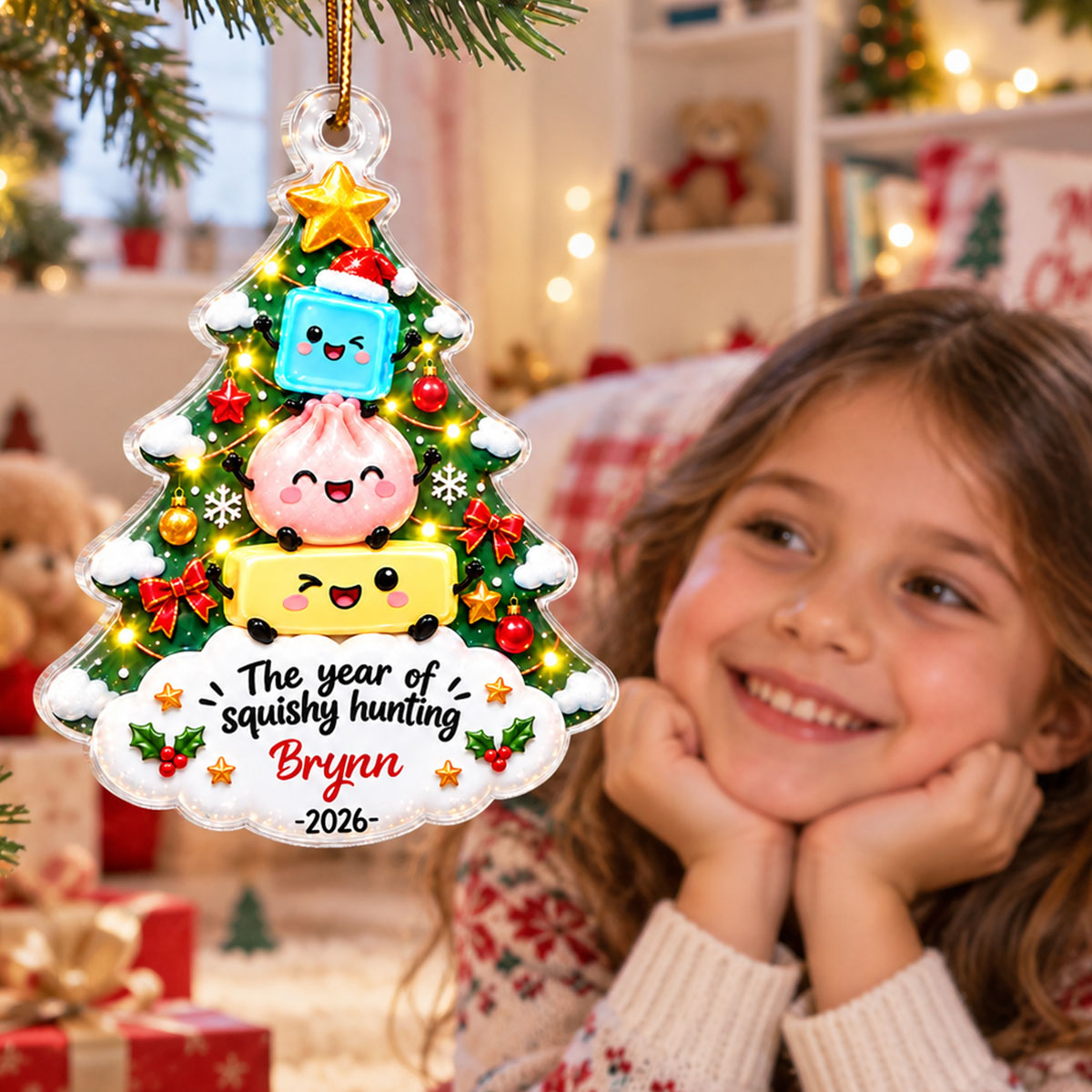 2026 Trending The Year Of Squishies - Personalized Acrylic Ornament - Christmas Gift, Keepsake For Kids, Teenagers
