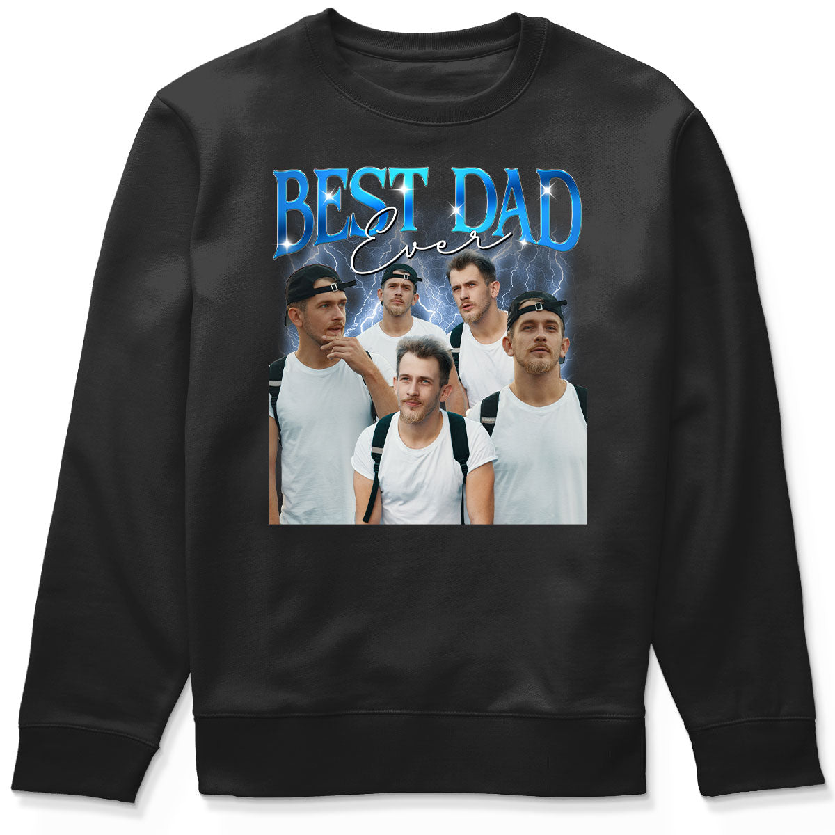 Bootleg Best Dad Ever Photos Insert Personalized Shirt