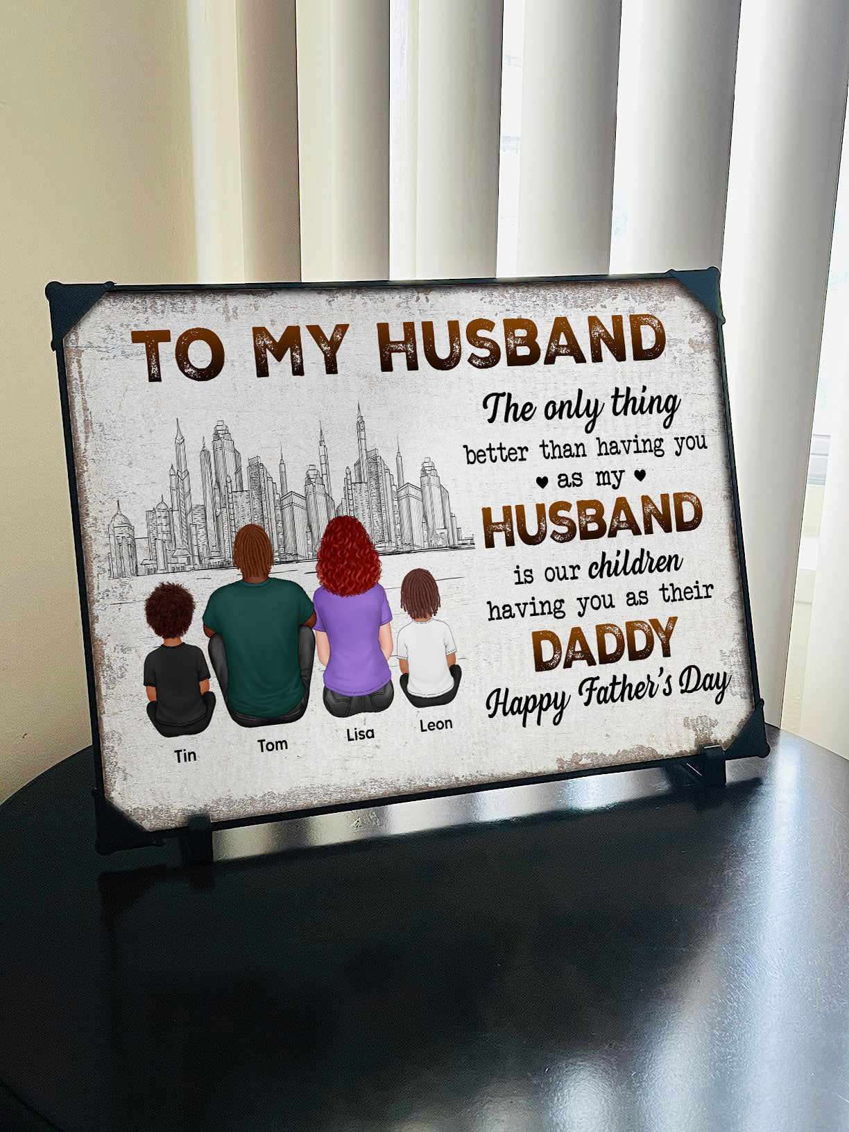 Our Children Having You As Their Daddy Personalized Poster, Gift For Dad, Grandpa