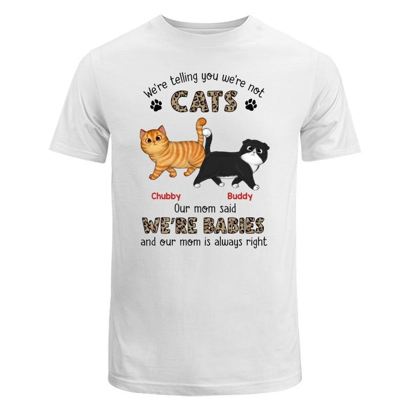Walking Fluffy Cats Baby Mom Said Gift For Cat Mom Cat Lovers Personalized Shirt