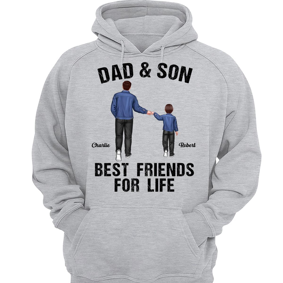 Dad Grandpa Kids Punch Hands Best Friends For Life Personalized Shirt