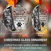 Dog Memorial Personalized Glass Ornament, Film Roll Custom Dog Picture, I Loved You Your Whole Life And I'll Miss You For The Rest Of Mine