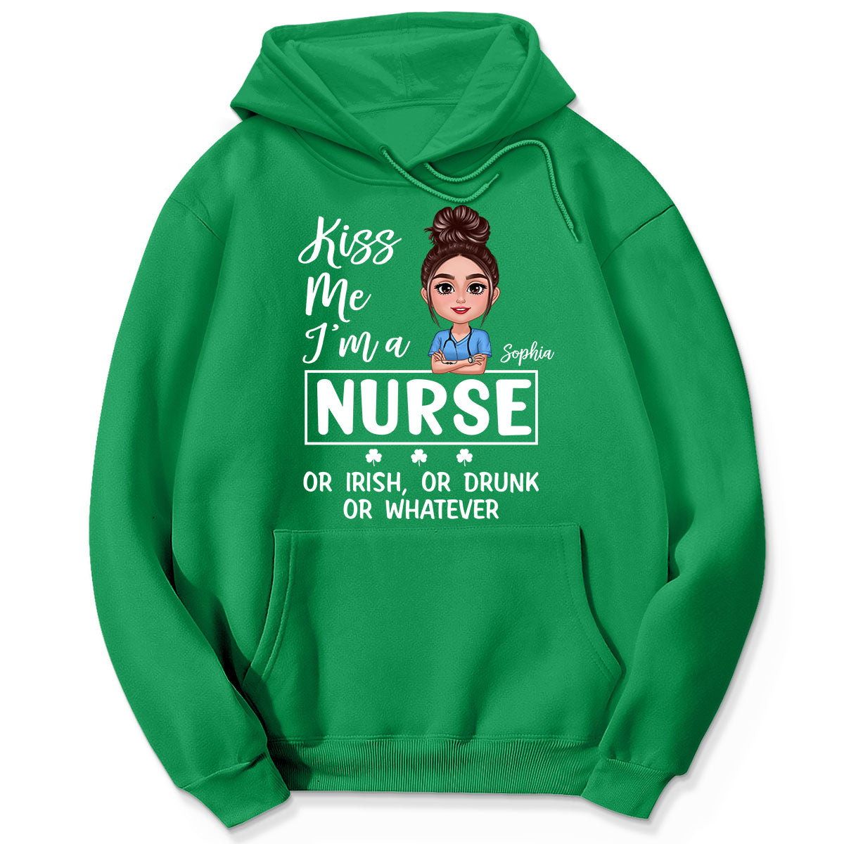 Kiss Me Occupation Title St. Patrick's Day Personalized Shirt