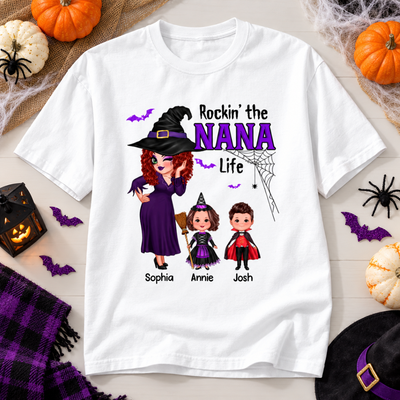 Pretty Woman Halloween Rockin‘ The Grandma Mom Life Personalized Shirt