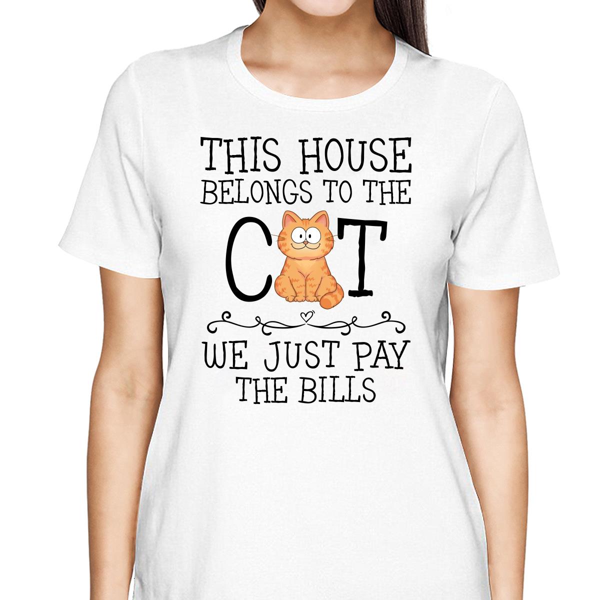 This House Belongs To The Cats Personalized Shirt