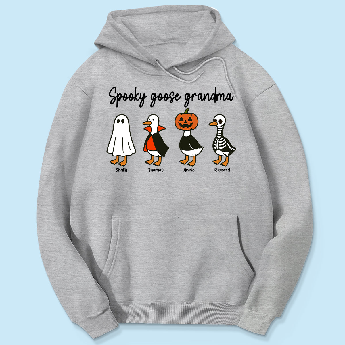 Halloween Funny Cute Spooky Goose Grandma Personalized Shirt