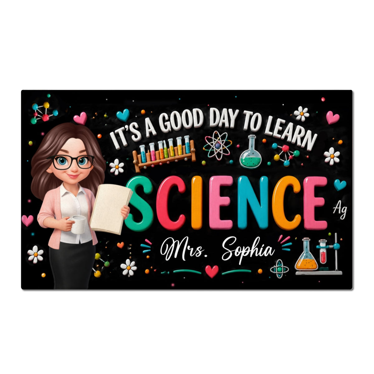 It's A Good Day To Learn Science - Personalized Doormat - Back To School Gift For Teacher, Classroom Decor