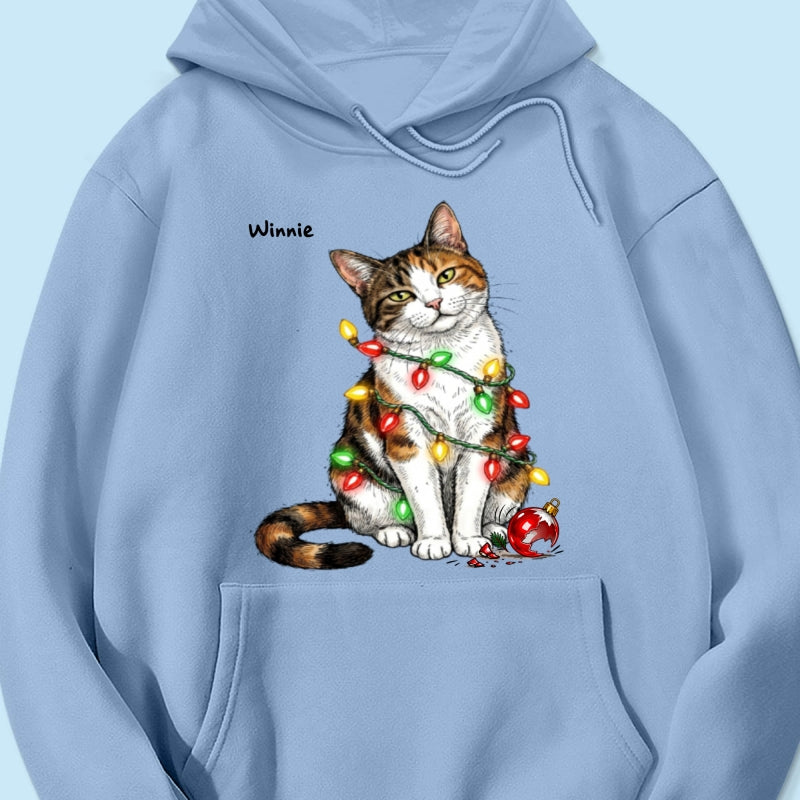 Custom Pet Portrait Bossy Cat Upload Your Photo - Personalized Shirt - Funny Christmas Gift For Cat Lover
