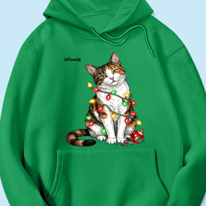 Custom Pet Portrait Bossy Cat Upload Your Photo - Personalized Shirt - Funny Christmas Gift For Cat Lover