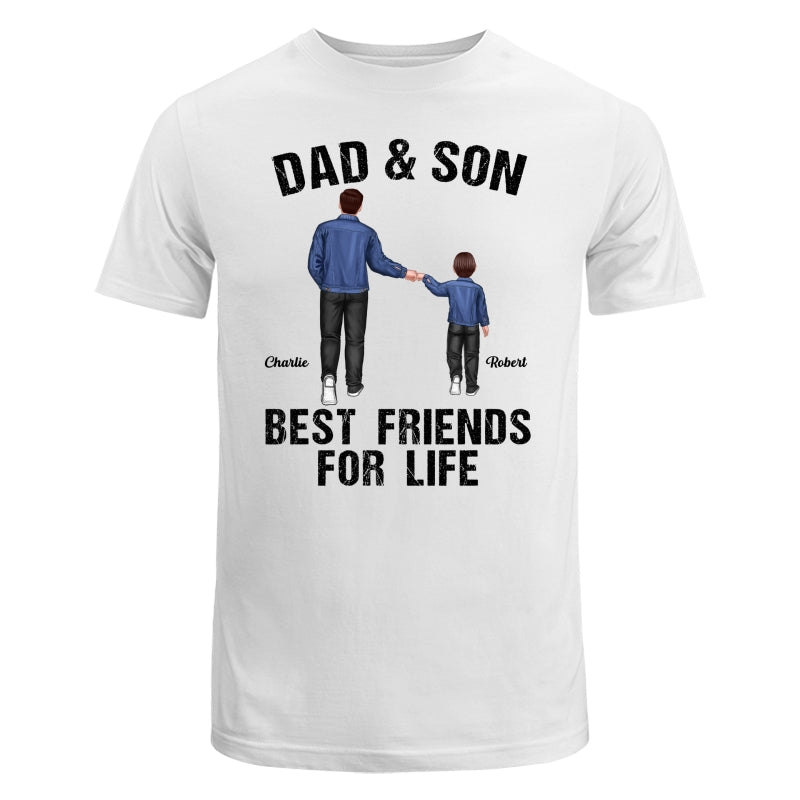 Dad Grandpa Kids Punch Hands Best Friends For Life Personalized Shirt