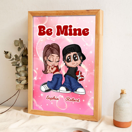 Y2K Couple Personalized Poster, Unique Valentine's Day Gift For Him, Gift For Her