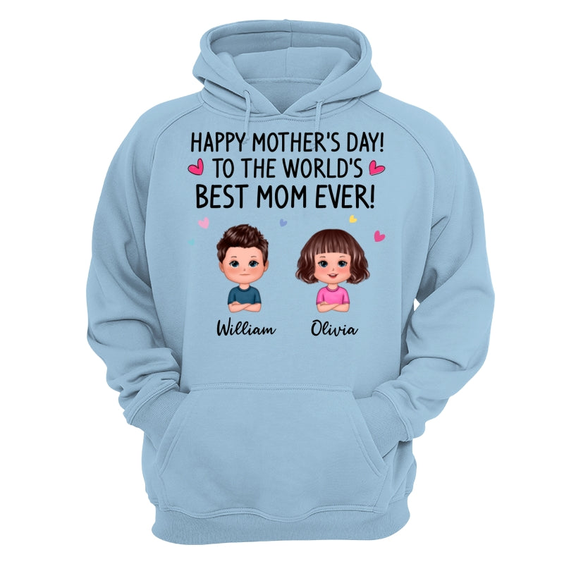 Happy Mother‘s Day To The World Best Mom Grandma Doll Kids Personalized Shirt
