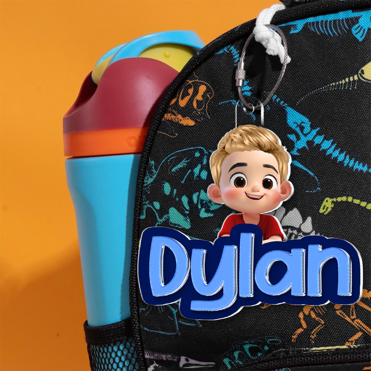 Name Tag for Backpack, Lunch Bag, Pencil Bag, Personalized Gift for Kids Boys Girls,   Back to School Name Tag