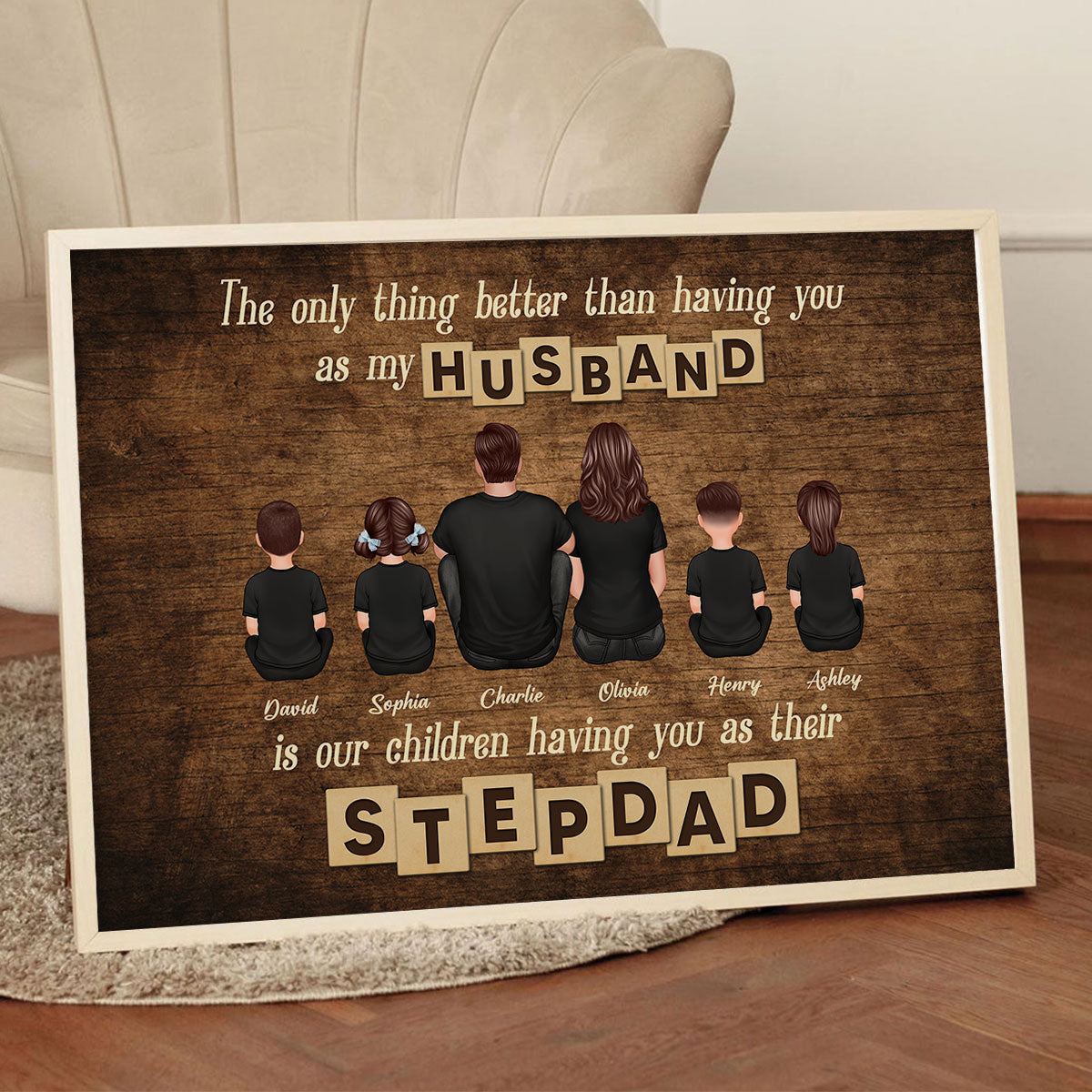 The Only Thing Better Than Having You As My Husband Personalized Poster, Father's Day Gift For Stepdad