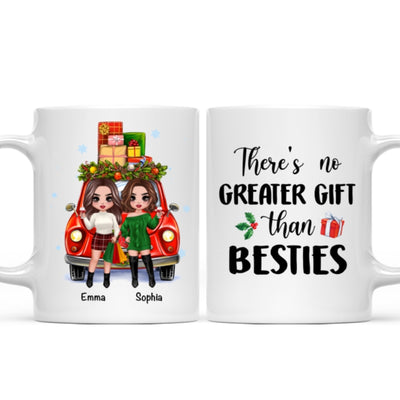 Christmas Gift Car Best Friends Sisters Personalized Mug