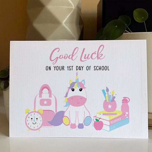 Good luck on your 1st day of school