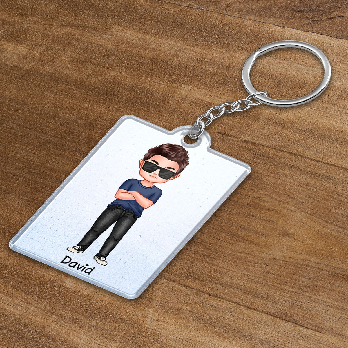 Have Fun Be Safe Call Your Mom Grandma Dad Grandpa Gift For Children Grandchildren Family Members Personalized Acrylic Keychain