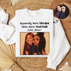 No One Will Ever be as Entertained By Us As Us Funny Caricature Photo Personalized Matching Sweatshirt, Gift for Best Friends