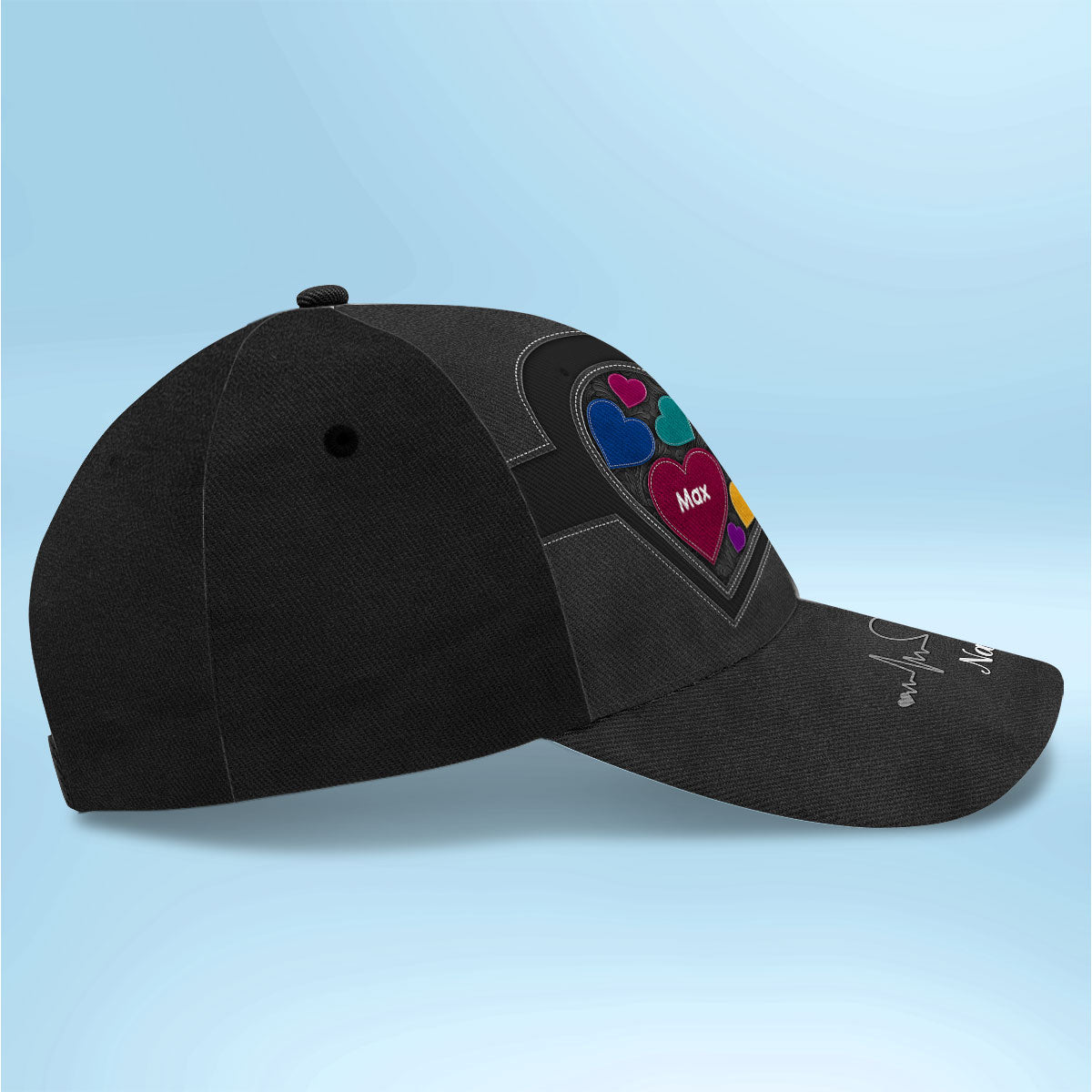 Grandma Mom Hearts In Heart Personalized Classic Cap, Mother's Day gift for Moms, for Grandmas