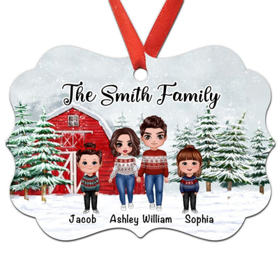 Family Go To Christmas Tree Farm Personalized Christmas Ornament