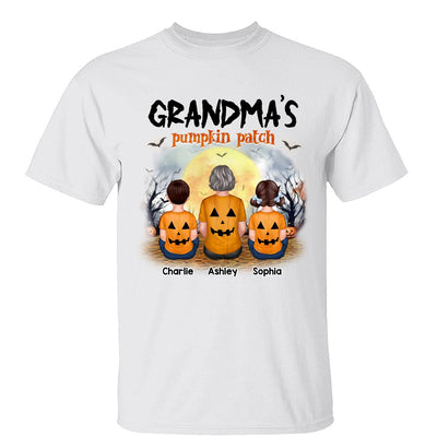 Grandma‘s Pumpkin Patch Halloween Personalized Shirt